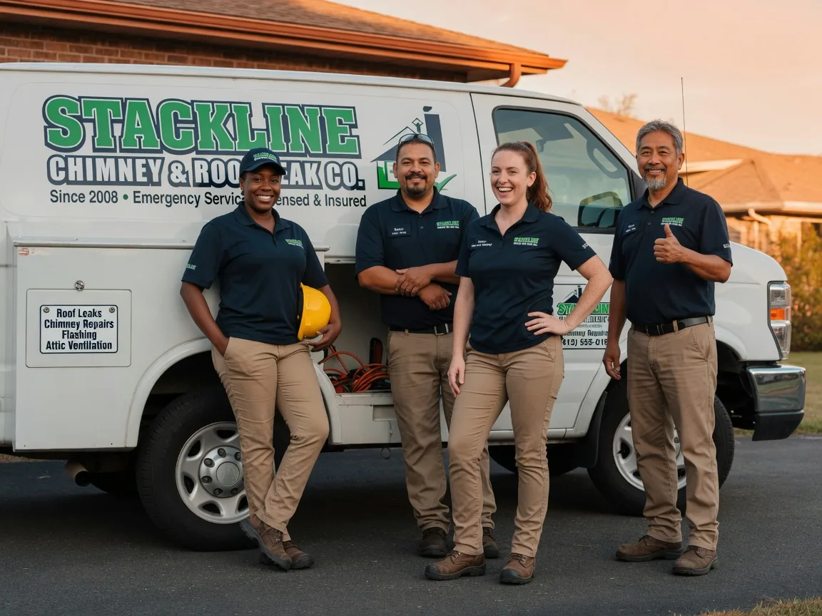 Chimney flashing repair company in Huntington Mills, PA